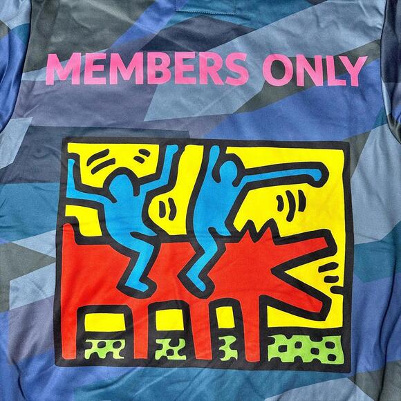 NWT Keith Haring x Members Only Graphic Print Hoodie Men’s M - Picture 4 of 8